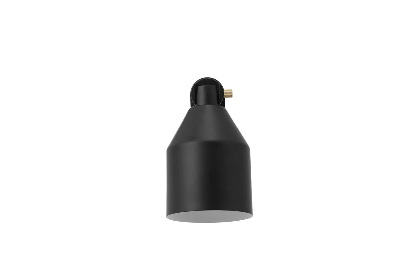 Klip lampe - sort